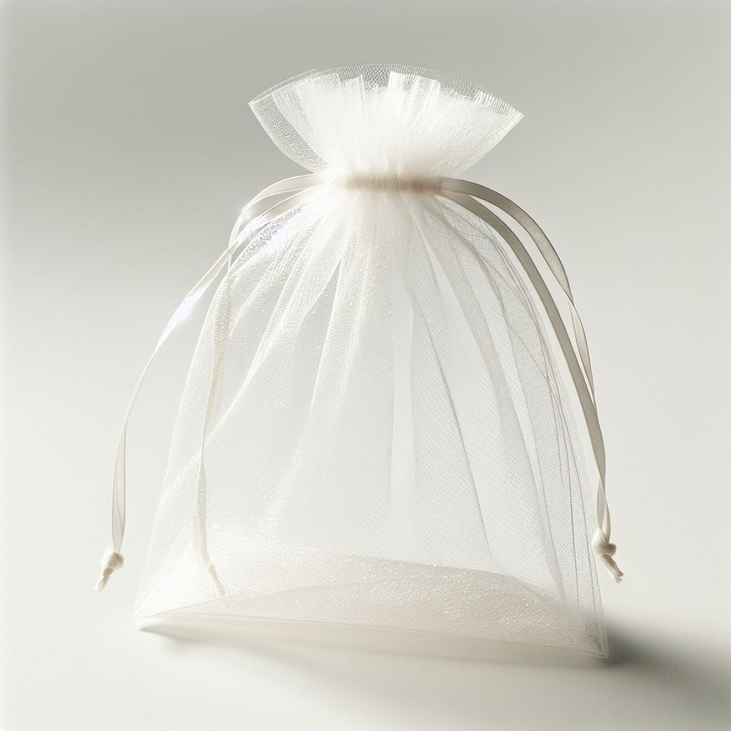 Organza Bag White 5x7