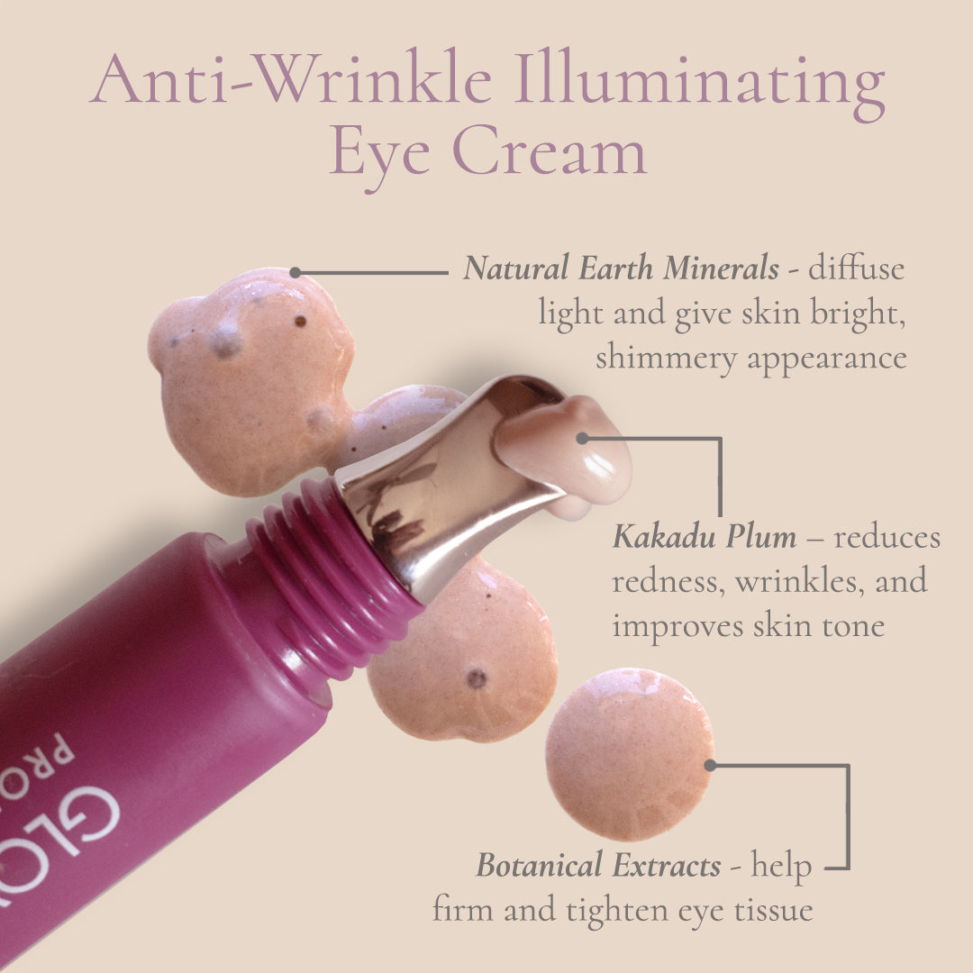 Anti Wrinkle Eye Cream - Illuminating Eye Cream - Eye Cream For Wrinkles –  GLOWBIOTICS LLC